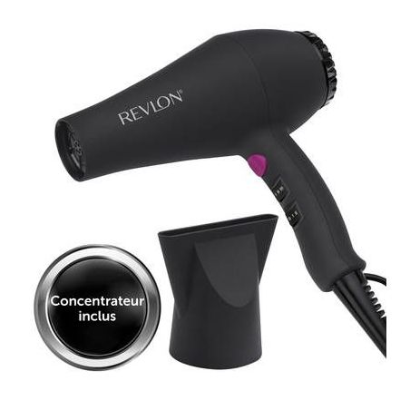 SECHE CHEVEUX REVLON 2000w Mot Ac Ion 2vit 3temp RVDR5251E1