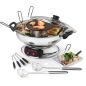 FONDUE KITCHEN CHEF Fondue Asiatique+grill 6pers 1 KCPFONDASIA
