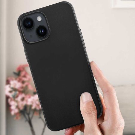 COQUE GSM AKASHI Coque Silicone Noir Gomme Ipho ALTCSTI14BLK