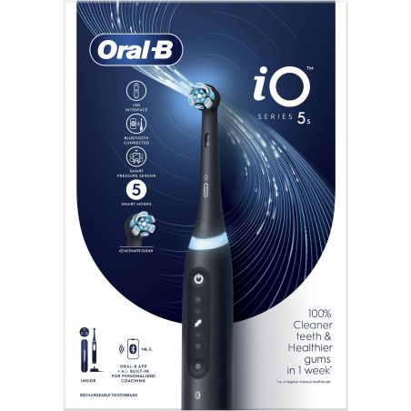 HYGIENE DENTAIRE ORAL-B Manche+brosse Min Connect Aut1 IOS5BLACK