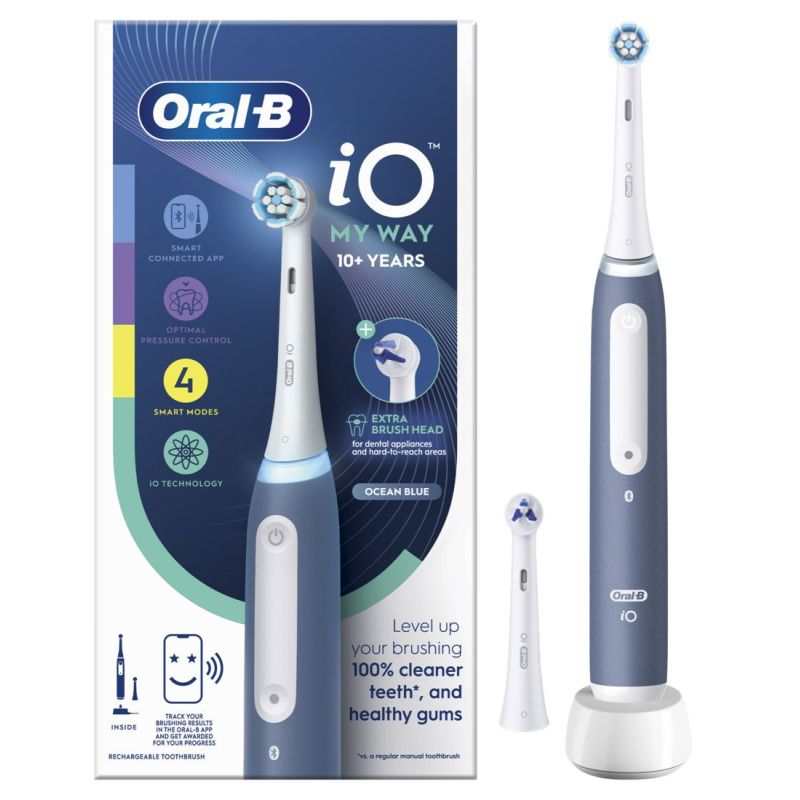 HYGIENE DENTAIRE ORAL-B 1 Io4+1chargeur+1b Ortho Bt Mi IO4MYWAYTEEN