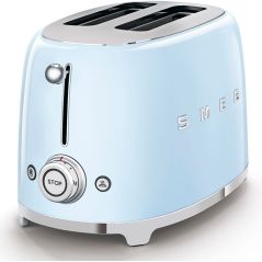 GRILLE PAIN TOASTER SMEG PEM Toaster 950w 2fentes Bleu TSF 01 PBEU