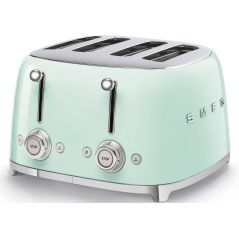 GRILLE PAIN TOASTER SMEG PEM Toaster 4tr 3prog Vert D Eau TSF 03 PGEU