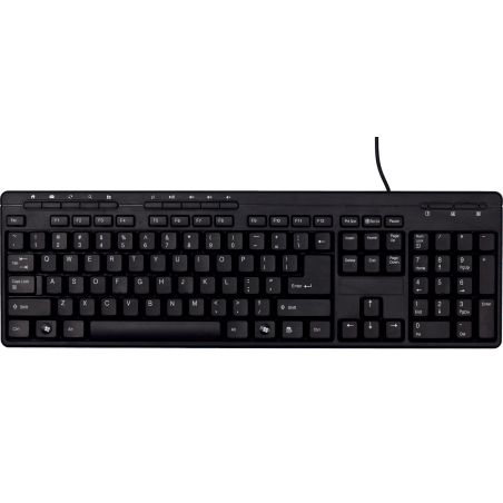 CLAVIER (CLAVEINFO) BLUESTORK Clavier Filaire Extra Plat 2 BS-KB-MEDIAFIRST 2