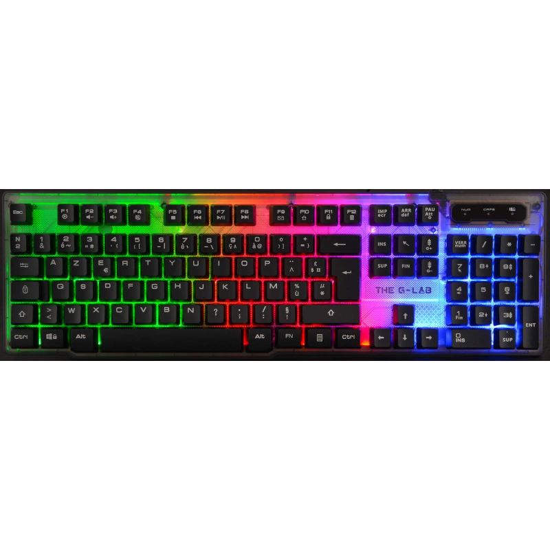 CLAVIER GAMING THE G-LAB Clavier Gaming Filaire Retroec KEYS-NEON/FR