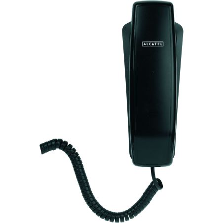 TELEPHONE FILAIRE (TFIXFIL) ALCATEL Noir Monobloc Bis Mural Extrap TEMPORIS 10 PRO NOIR