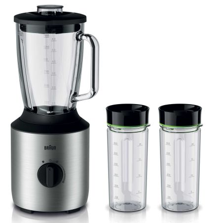 BLENDER NON CHAUFFANT BRAUN DELONGHI Powerblend3 800w 1,5l Variateu JB3272SI