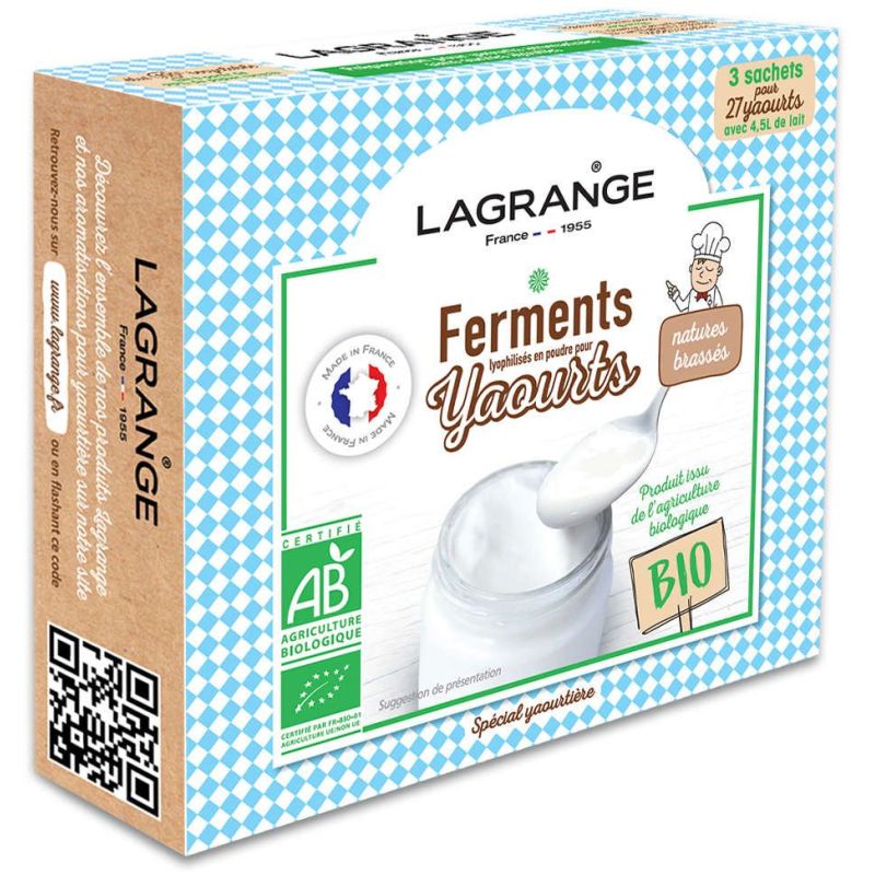 INGREDIENT DE CUISINE LAGRANGE Ferments Nature Brasses Bio P 385001