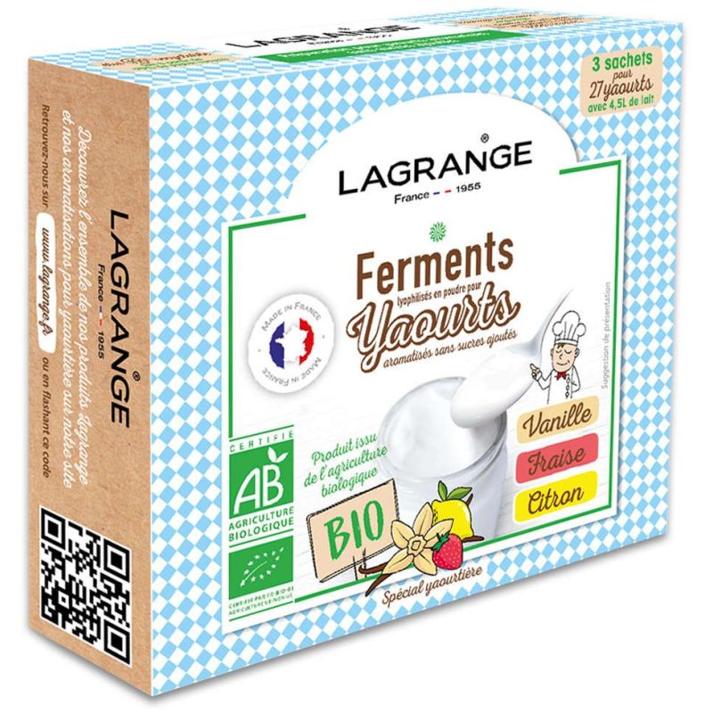 INGREDIENT DE CUISINE LAGRANGE Ferments Vanifraisecitron Bi 385002