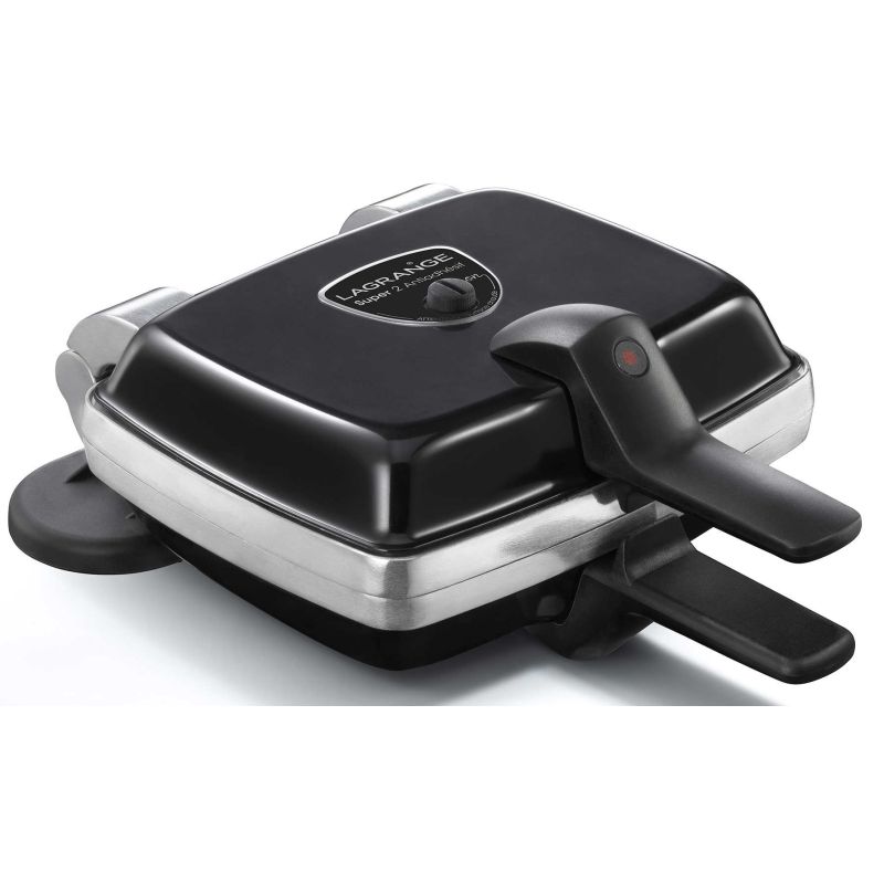 GAUFRIER ET CROQUE MONSIEUR LAGRANGE Gaufrescroque Pic 1000w Noir 039426