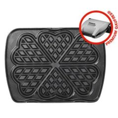 ACCESSOIRE GAUFRIER CROQUE MON LAGRANGE Jeu 2plaques Gauffres Coeur P 010522