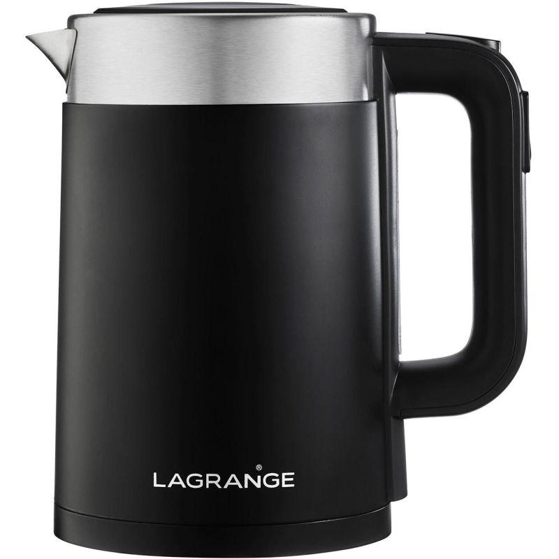 BOUILLOIRE LAGRANGE 1,7l 2000w Filtre Calc Noir 509041