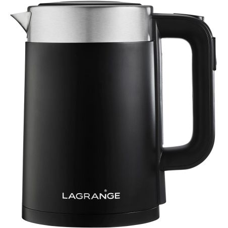 BOUILLOIRE LAGRANGE 1,7l 2000w Filtre Calc Noir 509041