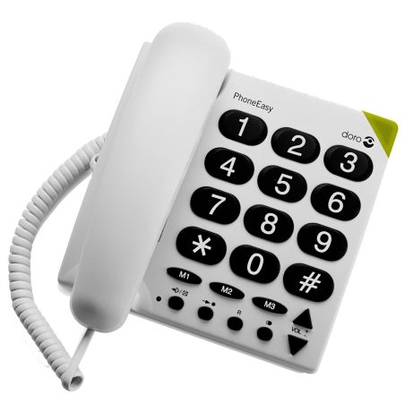 TELEPHONE FILAIRE (TFIXFIL) DORO Grosses Touches 3mem Direct PHONEEASY 311 C