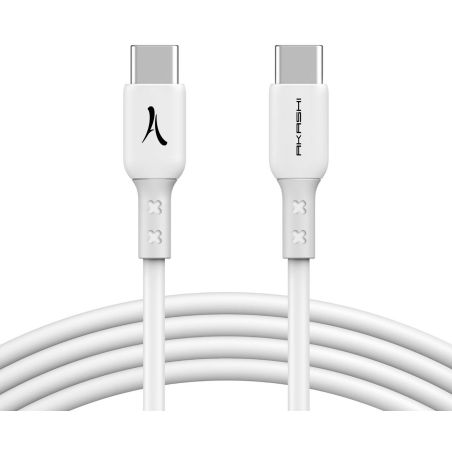 CONNECTIQUE DATA AKASHI USB-C BLANC 3A 20W 1 5M USB-C ALTCABLTCTCWH