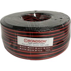 CABLE HAUT PARLEUR RONDSON Cable Hp 2x1,5mmx100ml Rougen CAHP-1/5-100M-RN