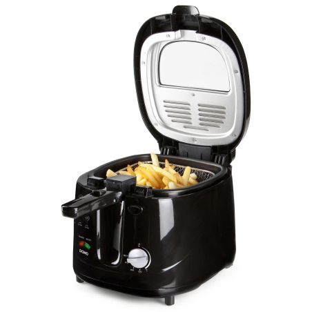 FRITEUSE CLASSIQUE DOMO 1800w 2,5l Thermost Noir DO461FR