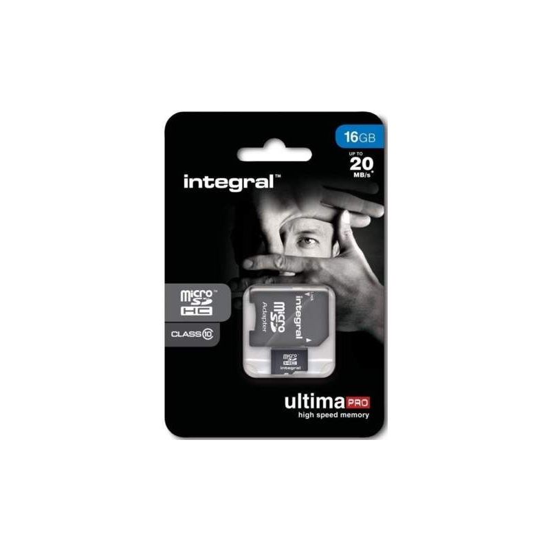 CARTE MICRO SD INTEGRAL MICROSDHC 16GB V10 FULL HD INMSDH 16 G-100 V 10 CARTE MICRO SD INTEGRAL MICROSDHC 16GB V10 FULL HD INMSDH 16 G-100 V 10