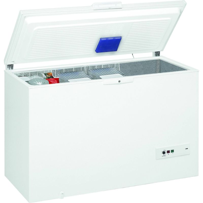 CONGELATEUR COFFRE WHIRLPOOL POSE LIBRE 394l Aut45h H91,6l140,5 42db E WHM 39112