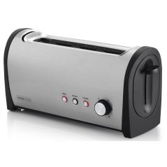 GRILLE PAIN TOASTER KITCHEN CHEF 1000w 1fente 6positions Inox KST 17 SS