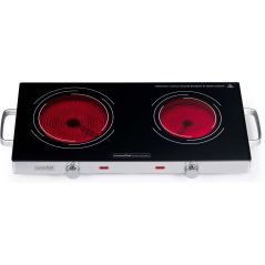 RECHAUD KITCHEN CHEF Vitro 2foyers 56x28cm KCPPV2800