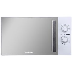 FOUR MICRO ONDES MONO FONTION BRANDT POSE LIBRE 26l 900w Enamelite Blanc SM 2606 W