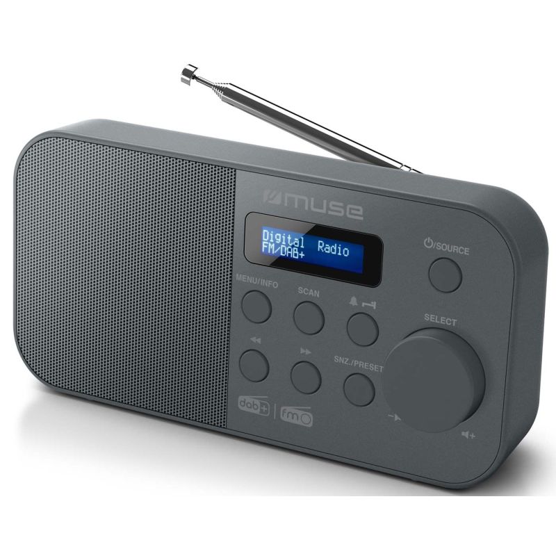 RADIO MUSE Pll Fm Dab+ Secteurpiles Noir M109DB