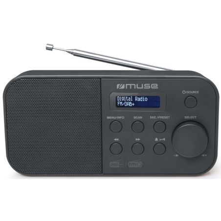 RADIO MUSE Pll Fm Dab+ Secteurpiles Noir M109DB