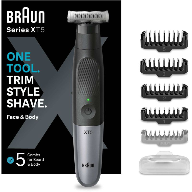 TONDEUSE CHEVEUXBARBENEZ BRAUN PEM Visagecoprs 5sabots Wet Dry A XT5100