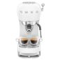 EXPRESSO SMEG PEM 15bars 1350w Dosettesmoulu Va ECF02WHEU