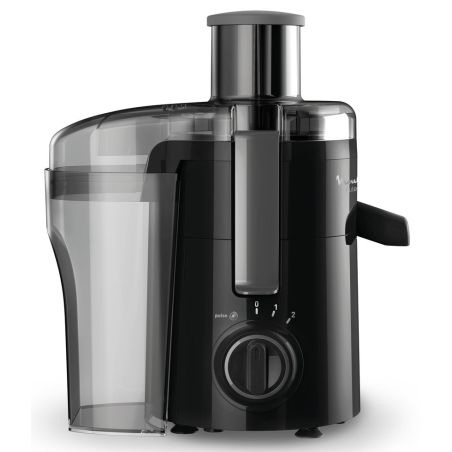 CENTRIFUGEUSE MOULINEX PEM 350w 2vit+puls 0,95l Noir JU 370810