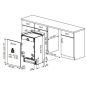 LAVE VAISSELLE TT INTEGRE 45CM BEKO MENAGER 10c 8pr 6t Dd Induc 45db CC Ch BDIS38040A