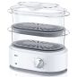 CUISEUR VAPEUR CUISEUR RIZ BRAUN DELONGHI Cuiseur Vap 2paniers 850w Min FS5100WH