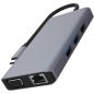 CONNECTIQUE DATA AKASHI Usb-c P3usbsdmicrosdhdmi4k ALTHUB9IN1TC