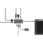 CONNECTIQUE DATA AKASHI Usb-c P3usbsdmicrosdhdmi4k ALTHUB9IN1TC