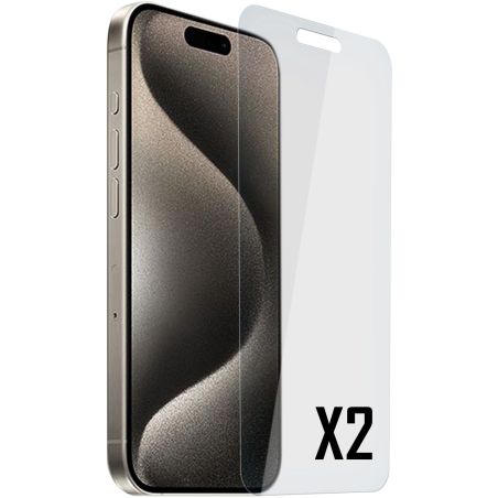 PROTECTION ECRAN AKASHI 2 VERRES TREMPES PIPH 15 PRO ALTVTI15P2TG