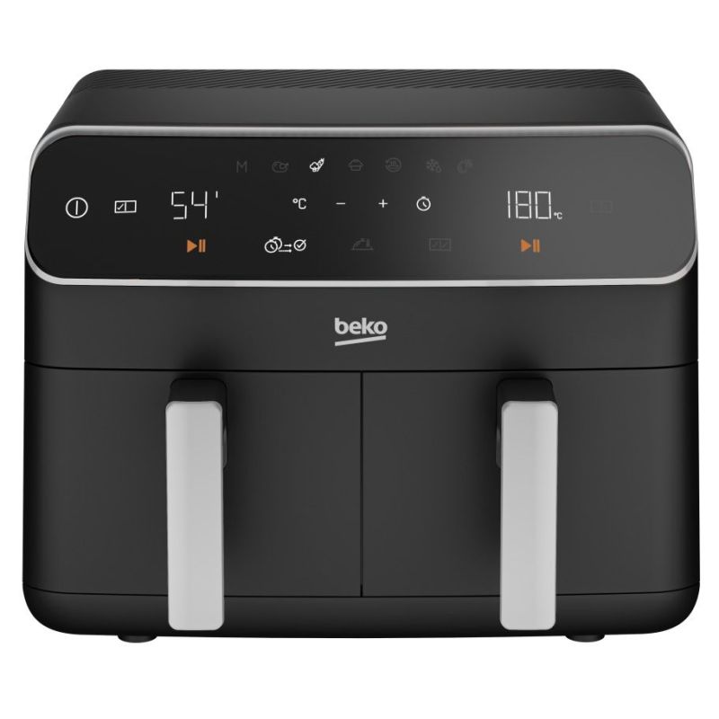 FRITEUSE SANS HUILE BEKO PEM ET CLIMATISATION Airfryer 2400w 2kg 2x4,25l 8pr FRL5388B