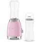 BLENDER NON CHAUFFANT SMEG PEM 300w 2vit Bol 600ml Rose PBF01PKEU