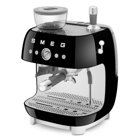 BROYEUR CAFE SMEG PEM 15bars 2,4l 250g Grains Vapeur EGF03BLEU