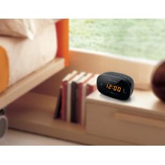 RADIO REVEIL MUSE Reveil Fm Led Ambre Noir M 150 CR