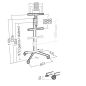 MEUBLE TELE SPECIFIQUE ERARD Kana1200l Pied Tv Ecran 3055p 039220