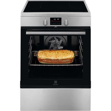 CUISINIERE DESSUS INDUCTION ELECTROLUX POSE LIBRE 60x60 3ind Pyro 73l A+ Inox H2 LKI64890BX
