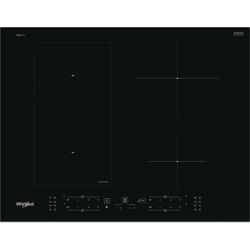 TABLE A INDUCTION WHIRLPOOL INTEGRABLE 4ind Dt 1flex 65cm 7200w Cdes WLB 4265 BFIXL