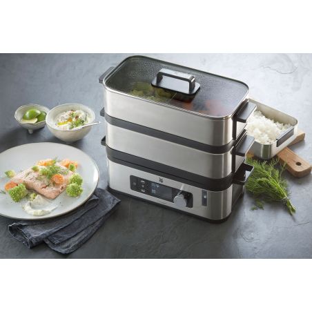 CUISEUR VAPEUR CUISEUR RIZ WMF Kitchenminis Vapeur 2bols 900w 0415090011