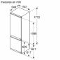 REFRIGERATEUR INTEGRE COMB BOSCH ENCASTRABLE S2 270l 200+70 H177,2 35db EB KIV87NSE0