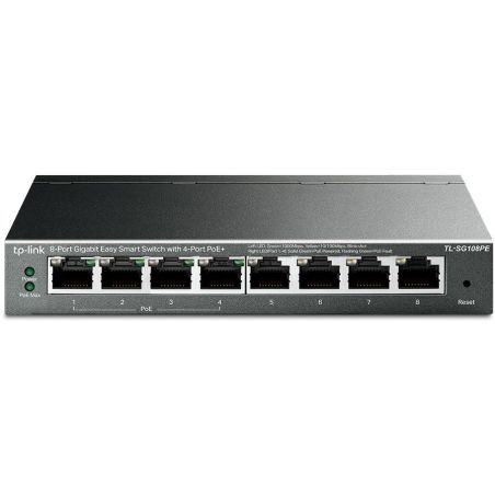 SWITCH TPLINK Switch8ports Easy Smart 4ports TL-SG108PE