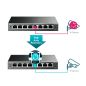 SWITCH TPLINK Switch8ports Easy Smart 4ports TL-SG108PE