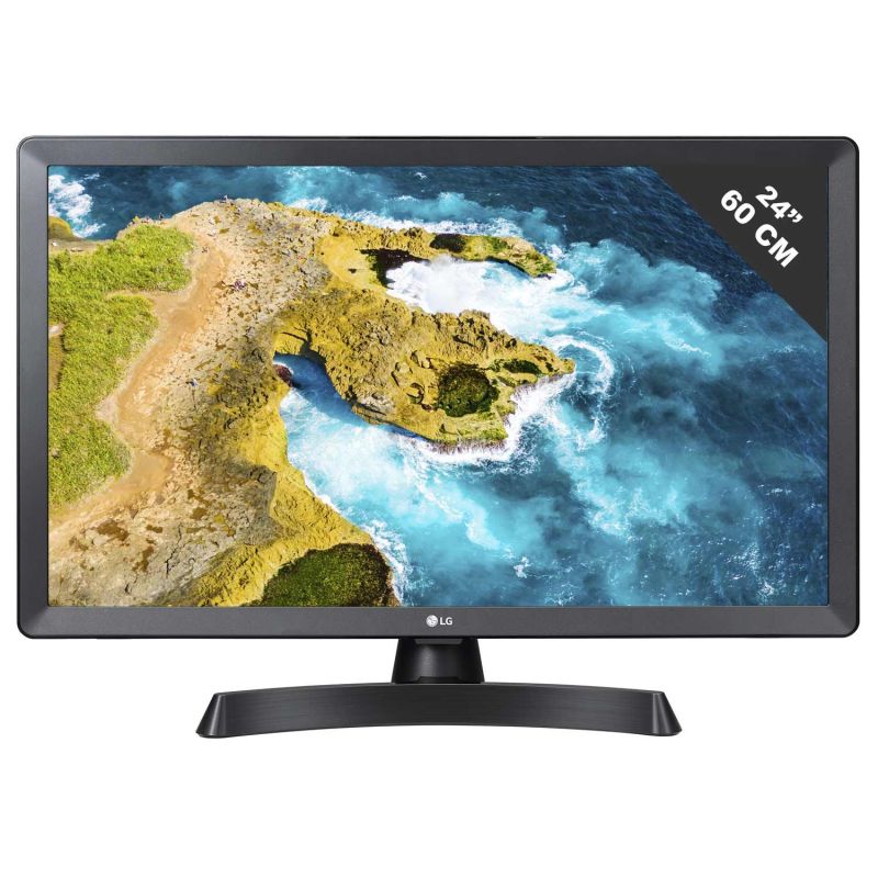 TELE LED DE 15 A 23 LG BRUN HDTV 60cm 1000:1 Bt Wf Hdmi Us 24TQ510S