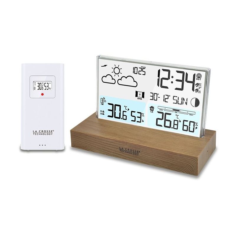 CENTRALE METEO LA CROSSE TECHNOLOGY St Meteo Temphygropression S WS6207MAC