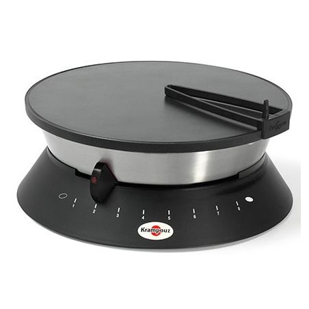 CREPIERE ELECTRIQUE KRAMPOUZ Diabolo 1250w Therm 33cm Noir CEBPF 2 BO